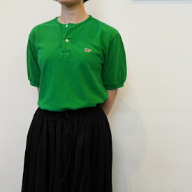 SCYE BASICS(サイベーシックス)/COTTON PIQUE HENRY NECK SHIRT(3色展開)