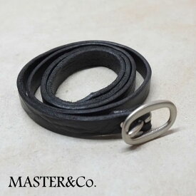 MASTER&Co.(マスターアンドコー)デイトナナローベルト - (99)BLACK -