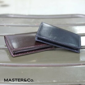 MASTER&Co.(マスターアンドコー) / UK Bridle Leather Card Case -BLACK-