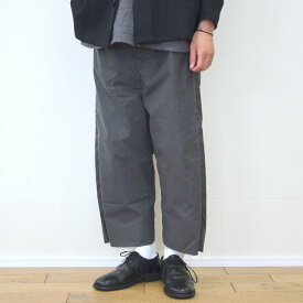 too good(トゥーグッド) / THE SCULPTOR TROUSER WAXED COTTON-CLAY-