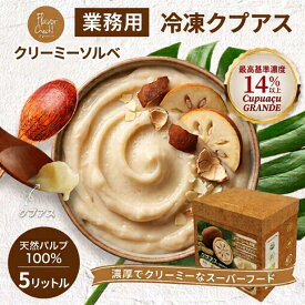 【送料無料】業務用 冷凍 クプアス クリーム ソルベ アイス 5リットル
