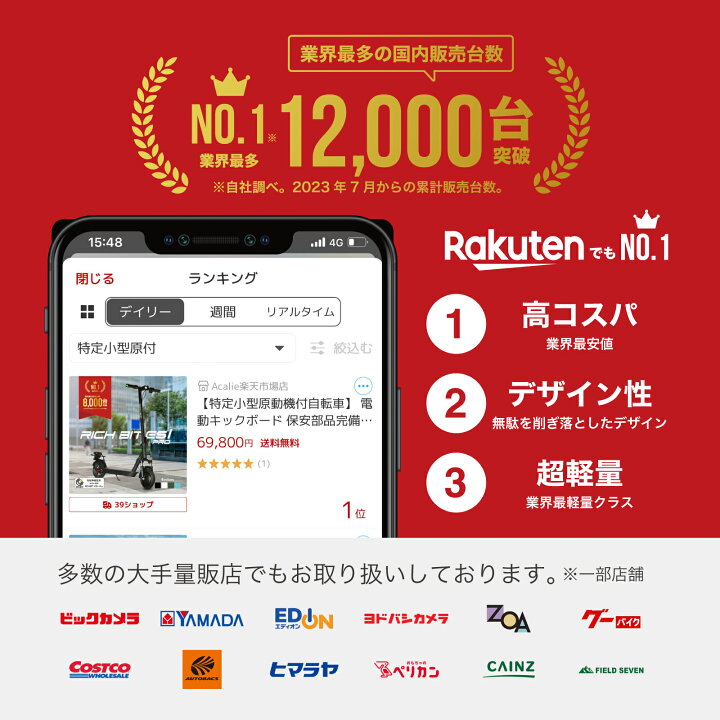 楽天市場】【特定小型原動機付自転車】最新 マイナーチェンジモデル 