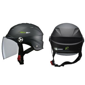 ヘルメット 男女共有 開閉シールド付きハーフヘルメット RICHBIT-ZERO RICHBIT純正製品アクセサリー