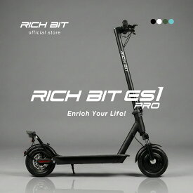 【特定小型原動機付自転車】RICHBIT ES1 Pro 電動キックボード 特定小型原付 免許不要 公道走行可 折りたたみ 最軽量 クラス コンパクト ノーパンクタイヤ