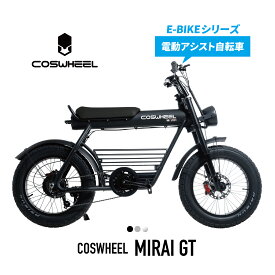 電動アシスト自転車 COSWHEEL MIRAI GT 20インチ ファットタイヤ 通勤 通学 にも おすすめ 道路交通法の基準に適合