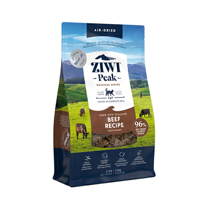 楽天市場】ジウィピーク ZIWI Peak エアドライキャットフード ビーフ 