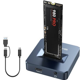 ACASIS M04 M.2 SSDケース NVMe SSDケース SATA SSDケース USB-C 10Gbps SSDドッキングステーション Mキー B+Mキー対応 アルミ製 2230/2242/2260/2280 対応 最大8TB 送料無料