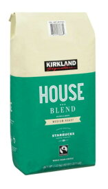 スターバックス ハウスブレンド ロースト コーヒー豆 1130g starbucks ブレンドコーヒー kirkland レギュラーコーヒー(豆) 緑 ミディアムロースト お徳用 大容量 業務用 スタバコーヒー 焙煎珈琲 スタバ ブレンドコーヒー 豆 コーヒー 珈琲 カークランド コストコ商品