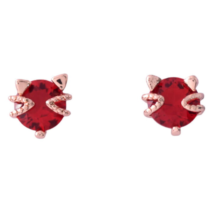 楽天市場】かわいいネコのピアス 4カラー スタッドピアス ジュエリー 