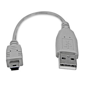 ~jUSBP[u 15cm USB-A(IX)- USB Mini-B(IX) X^[ebN StarTech.com Sgpԕۏ