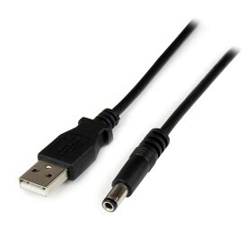 USB - 5V DC電源供給ケーブル 1m DCプラグ(外形5.5m 内径2.5mm) スターテック StarTech.com 全使用期間保証