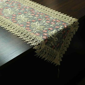 テーブルランナー コースター レース刺繍透かし彫り装飾 マルチカバー テレビボードカバー インテリア雑貨 ナチュラルシンプルベーシックスタンダードカジュアル普段使い生活用品