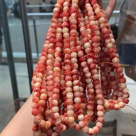 ブレスレット レディース 兼用 駝骨 半血 阿呆 手串 仏珠 念珠 腕輪 アクセサリー ビーズ DIY パーツ 素材 重ね付け 高級感 贈り物 ギフト 普段使い おしゃれ ナチュラル ファッション アイテム ネックレス ペンダント
