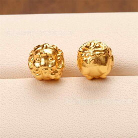 ブローチ レディース アクセサリー ビーズ シルバー925製 蓮の花 桶型 貫通 両頭 太歳符 仕切り玉 DIY手芸パーツ ネックレス ブレスレット制作素材 高級感 輝き 銀製品 銀アクセサリー 手芸用品 銀細工 クラフ