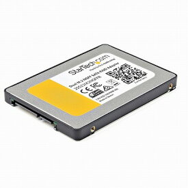 デュアルM.2 SSD - SATAアダプター 2x M.2 SSD - 2.5インチSATA(6Gbps)変換ケース RAID TRIM対応 送料無料 スターテック Startech 2年保証