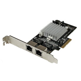 ギガビットイーサネット 2ポート増設PCI Express x4 インターフェースカード 2x Gigabit Ethernet 拡張用PCIe LANカード ボード Intel i350 チップセット搭載 スターテック 送料無料