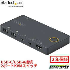2|[gKVMXCb`/USB-A + HDMI & USB-CXCb`[/4K60Hz HDMI 2.0VOj^Ή/fXNgbvm[gPCؑ֊/USBoXp[/Thunderbolt 3݊ yz X^[ebN Startech 2Nۏ