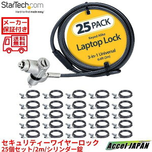 ZLeB[C[bN 2m V_[ 25Zbg L[4{t WANoble WedgeANano SaverXbgΉ ΍ PC p\RbN P[u univka25-laptop-lock X^[ebN StarTech.c