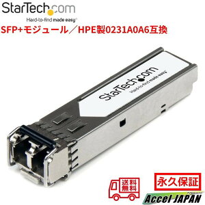 StarTech.com SFP+W[ HPi0231A0A6݊ 10GBase-SRgV[o 850nm DDM LCRlN^ 10Gbps ő300mΉ }`[h 10GbE lbg[N@ p ʐM@ ʐM ݊i Ct^C