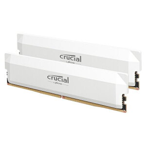 Crucial Pro OC 32GB Kit(2X16GB)DDR5-6400 UDIMM CL38 White N[V [J[ۏؕt