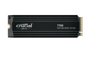 Crucial T705 4TB PCIe Gen5 NVMe M.2 SSD N[V [J[5Nۏؕt