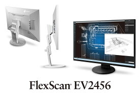 送料無料 EIZO ≪FlexScan≫24.1インチ ワイド 液晶ディスプレイ(1920x1200/D-Sub15Pin/DisplayPort/DVI/HDMI/スピーカー/LED/アンチグレア/IPSパネル/ホワイト) メーカー5年保証