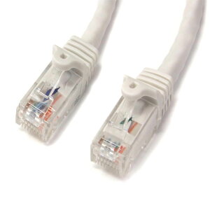 5m LAN�P�[�u�� cat6 �z���C�g RJ45���[���f�B���O�R�l�N�^(�c���܂�h�~�J�o�[�t��) �M�K�r�b�g�C�[�T�l�b�g�Ή�Cat6 UTP�P�[�u�� �X�^�[�e�b�N StarTech.com �S�g�p���ԕۏ�