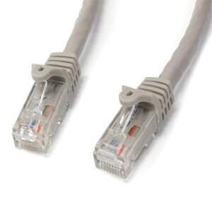 7m LAN�P�[�u�� cat6 �O���[ RJ45���[���f�B���O�R�l�N�^(�c���܂�h�~�J�o�[�t��) �M�K�r�b�g�C�[�T�l�b�g�Ή�Cat6 UTP�P�[�u�� �X�^�[�e�b�N StarTech.com �S�g�p���ԕۏ�