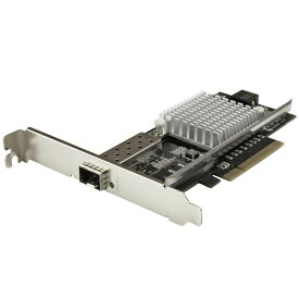 PCI Express接続SFP+対応10ギガビットイーサネットLANカード Intel 82599チップ シングル マルチモードに対応 10Gigabit Ethernet 光ファイバーネットワークアダプタ NIC 送料無料 スターテック Startech 全使用期間保証