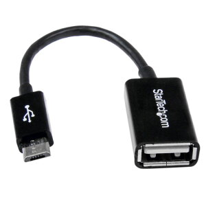 12cm micro USB OTGϊA_v^ }CNUSBzXgP[u USB A[q X - USB Micro-B[q IX X^[ebN StarTech.com Sgpԕۏ