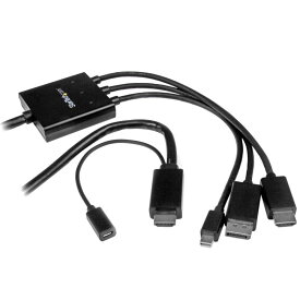 HDMI DisplayPort Mini DisplayPort - HDMI 変換アダプタケーブル 2m HDMI ミニディスプレイポート ディスプレイポート（オス） - 送料無料 スターテック Startech 2年保証