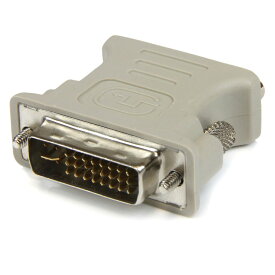 DVI-VGA変換アダプタ DVI-I(29ピン)オス-VGA RGB(15ピン)メス ディスプレイ変換アダプタ DVI-アナログ(D-Sub)アダプタ 送料無料 スターテック Startech 全使用期間保証