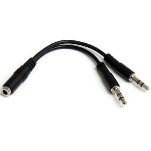 3.5mm4ɃXeI~jvOpI[fBIE}CNP[u 4ɃXeI~jWbN(X) x1-3ɃXeI~jvO(IX) x2 zP[u ubN X^[ebN StarTech.com Sgpԕ