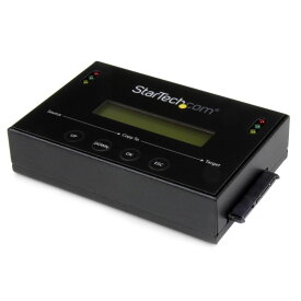 スタンドアローン2.5 3.5インチSATA HDD SSD対応デュプリケーター&イレーサー 1対1(1:1)対応コピーマシン機 マルチHDD SSDイメージバックアップライブラリ機能付き スターテック StarTech.com 2年保証