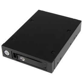 2.5インチHDDハードディスクドライブ用モバイルラック リムーバブルケース付属 SATA 3.0 SAS 2.0対応リムーバブル スターテック StarTech.com 2年保証