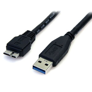 0.5m ubN SuperSpeed USB 3.0P[u (A - micro-B) 50cm USB 3.0 micro }CNP[u (IX IX) X^[ebN StarTech.com Sgpԕۏ