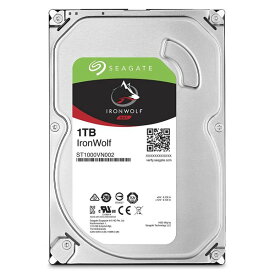 シーゲイト IronWolf NAS 3.5 HDD 3.5inch SATA 6Gb/s 1TB 5900rpm 64MB