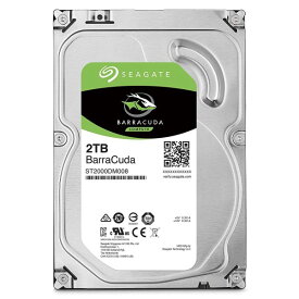 シーゲイト BarraCuda 7200シリーズ 3.5inch SATA 6Gb/s 2TB 7200rpm 256MB 4Kセクター