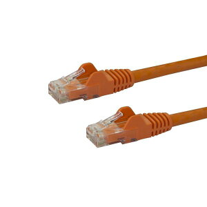 LAN�P�[�u�� cat6 2m �I�����W �c���܂�h�~RJ45�R�l�N�^ Cat6 UTP�M�K�r�b�g�C�[�T�l�b�g�P�[�u�� �X�^�[�e�b�N StarTech.com �S�g�p���ԕۏ�