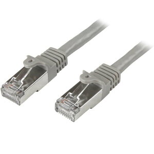 LAN�P�[�u�� cat6 5m �O���[ �c���܂�h�~RJ45�R�l�N�^ S FTP(2�d�V�[���h�c�C�X�g�y�A)�P�[�u�� �X�^�[�e�b�N StarTech.com �S�g�p���ԕۏ�