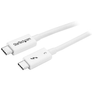 Thunderbolt 3 P[u (40Gbps) 0.5m zCg USB Type-C DisplayPort݊ 4K 60Hz X^[ebN StarTech.com 2Nۏ