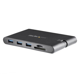 USB Type-C接続マルチアダプタ Mac Windows対応 HDMI VGA 3x USB 3.0 SD micro SD カードスロット USB PD 3.0 ドッキングステーション送料無料 送料無料 スターテック Startech 3年保証