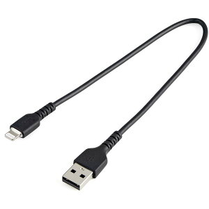ϋvLightning-USB-AP[u 30cm ubN A~h@ە⋭ iPhoneAiPodAiPadΉ Apple MFiF AbvCgjO USB-a [dP[u X^[ebN StarTech.com 2Nۏ