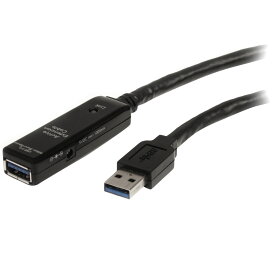 USB 3.0 アクティブリピーターケーブル 5m Type-A(オス)-Type-A(メス) スターテック StarTech.com 2年保証