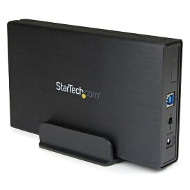 外付け3.5インチHDDケース USB3.0接続SATA 3.0対応ハードディスクケース UASP対応 USB 3.0 タイプB - SATA レセプタクル スターテック StarTech.com 2年保証