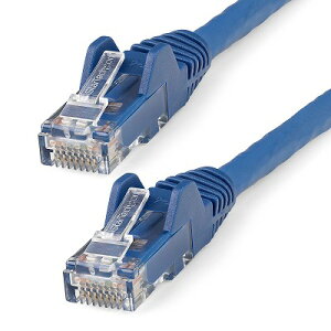 LAN�P�[�u�� cat6 1m �u���[ LSZH(�ቌ�[���n���Q��)�Ή� 650MHz 10GbE�Ή�Cat6�����P�[�u�� 100W PoE UTP �c���܂�h�~RJ45�R�l�N�^ ETL�K�i�F��i 24AWG�������� �X�^�[�e�b�N StarTech.com �S�g�p���ԕۏ�