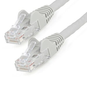 LAN�P�[�u�� cat6 2m �O���[ LSZH(�ቌ�[���n���Q��)�Ή� 650MHz 10GbE�Ή�Cat6�����P�[�u�� 100W PoE UTP �c���܂�h�~RJ45�R�l�N�^ ETL�K�i�F��i 24AWG�������� �X�^�[�e�b�N StarTech.com �S�g�p���ԕۏ�