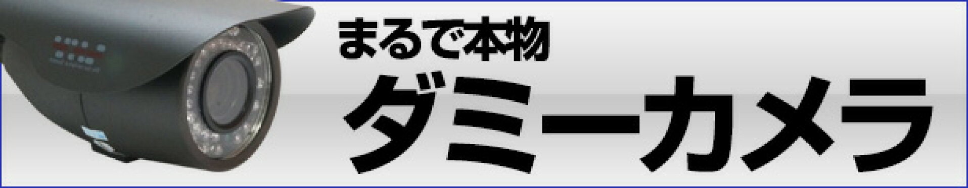 まるで本物！ダミーカメラ