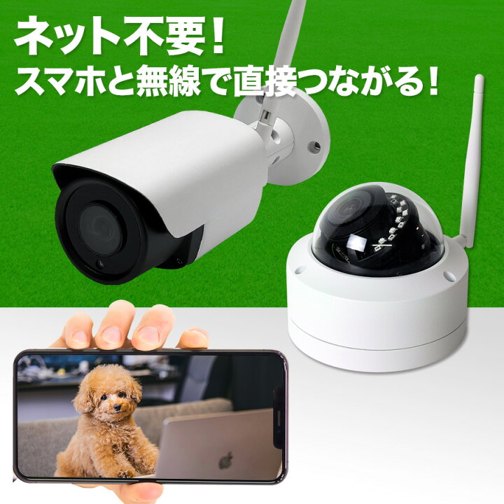 楽天市場】【今だけポイント10倍！11/29まで】500万画素 無線/WiFI対応  