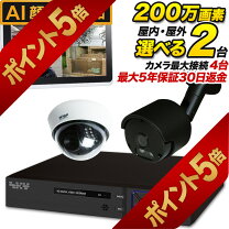 楽天市場】200万画素 防犯カメラ 2台セットの通販